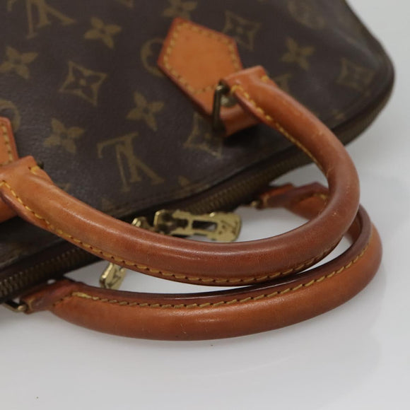 LOUIS VUITTON Monogram Alma Hand Bag M51130 LV Auth BA4709