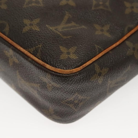 LOUIS VUITTON Monogram Compiegne 23 Clutch Bag M51847 LV Auth BA4713
