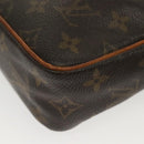 LOUIS VUITTON Monogram Compiegne 23 Clutch Bag M51847 LV Auth BA4713-14