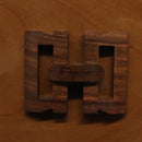 Salvatore Ferragamo Shoulder Bag Vinyl Brown Gold Auth BA4715-15