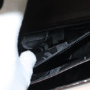 Salvatore Ferragamo Shoulder Bag Vinyl Brown Gold Auth BA4715-22