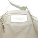 BURBERRY Shoulder Bag Leather White Silver Auth BA4718-18