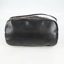 Chloe Hand Bag Leather 2way Black Gold Auth BA4725-14