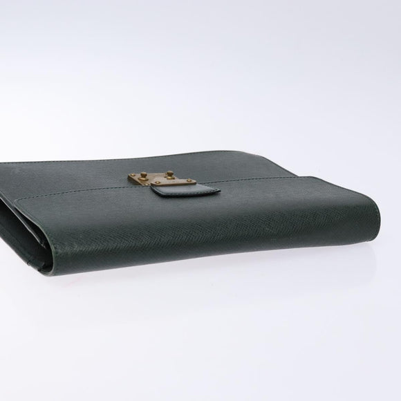 LOUIS VUITTON Taiga Pochette Kourad Clutch Bag Epicea M30194 LV Auth BA4727