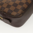 LOUIS VUITTON Damier Ebene Trousse Toilette Clutch Bag N47623 LV Auth BA4732-7