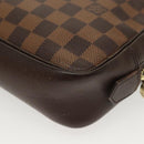 LOUIS VUITTON Damier Ebene Trousse Toilette Clutch Bag N47623 LV Auth BA4732-16