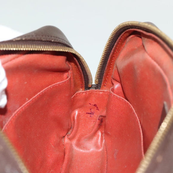 LOUIS VUITTON Damier Ebene Trousse Toilette Clutch Bag N47623 LV Auth BA4732