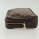 LOUIS VUITTON Damier Ebene Trousse Toilette Clutch Bag N47623 LV Auth BA4732-4