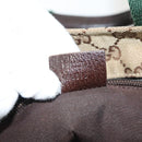 GUCCI GG Canvas Web Sherry Line Tote Bag Gold Beige 131228 Auth BA4742-12