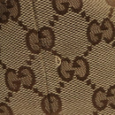 GUCCI GG Canvas Web Sherry Line Tote Bag Gold Beige 131228 Auth BA4742-4