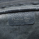 Christian Dior Shoulder Bag Leather Black Silver Auth BA4744-12