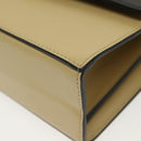 GUCCI Horsebit Zumi Shoulder Bag Leather Beige Gold Silver 576388 Auth BA4748-15