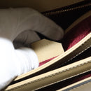 GUCCI Horsebit Zumi Shoulder Bag Leather Beige Gold Silver 576388 Auth BA4748-12