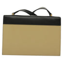 GUCCI Horsebit Zumi Shoulder Bag Leather Beige Gold Silver 576388 Auth BA4748-2