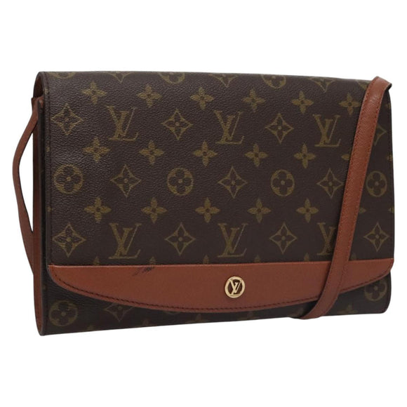 LOUIS VUITTON Monogram Bordeaux 27 Shoulder Bag M51797 LV Auth BA475