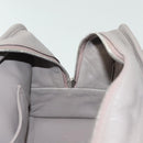 LOEWE Anagram Amazona 28 Hand Bag Leather Gray Silver Auth BA4751-23