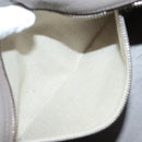 LOEWE Anagram Amazona 28 Hand Bag Leather Gray Silver Auth BA4751-25