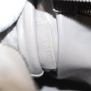 LOEWE Anagram Amazona 28 Hand Bag Leather Gray Silver Auth BA4751-12