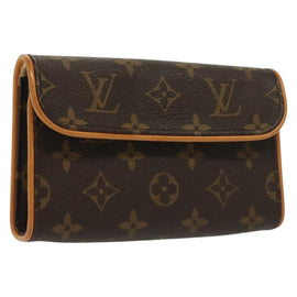 LOUIS VUITTON Monogram Pochette Florentine Waist Bag M51855 LV Auth BA4754
