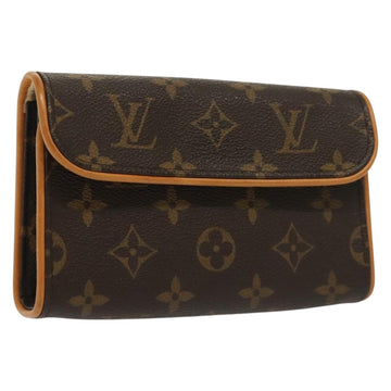 LOUIS VUITTON Monogram Pochette Florentine Waist Bag M51855 LV Auth BA4754