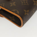 LOUIS VUITTON Monogram Pochette Florentine Waist Bag M51855 LV Auth BA4754-15