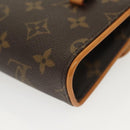LOUIS VUITTON Monogram Pochette Florentine Waist Bag M51855 LV Auth BA4754-16