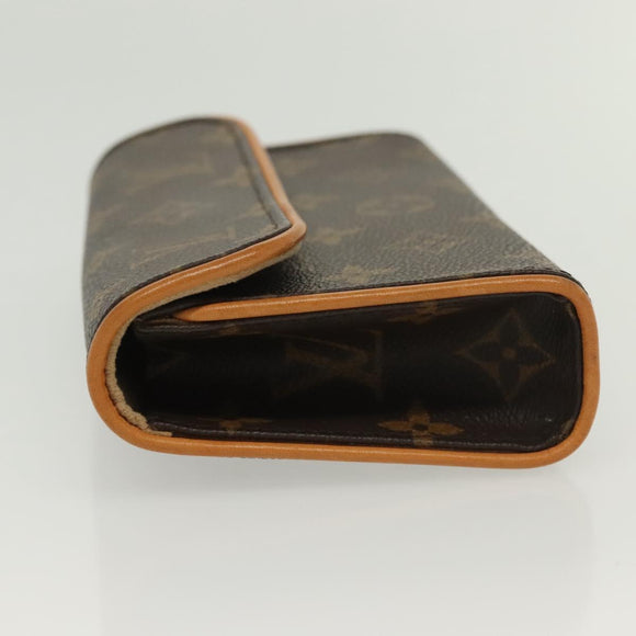 LOUIS VUITTON Monogram Pochette Florentine Waist Bag M51855 LV Auth BA4754