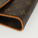 LOUIS VUITTON Monogram Pochette Florentine Waist Bag M51855 LV Auth BA4754-7