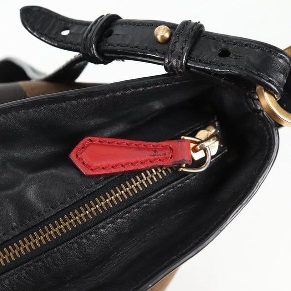 FENDI Pecan Canvas Backpack Brown Black Auth BA4760