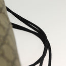 GUCCI GG Supreme Drawstring Backpack PVC Beige 473872 Auth BA4762-9