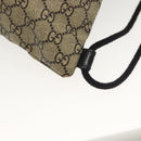 GUCCI GG Supreme Drawstring Backpack PVC Beige 473872 Auth BA4762-17
