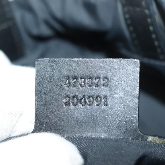 GUCCI GG Supreme Drawstring Backpack PVC Beige 473872 Auth BA4762