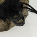 GUCCI GG Supreme Drawstring Backpack PVC Beige 473872 Auth BA4762-7