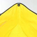 Salvatore Ferragamo Vala Vala Tote Bag Canvas Beige Navy Silver Auth BA4763-18