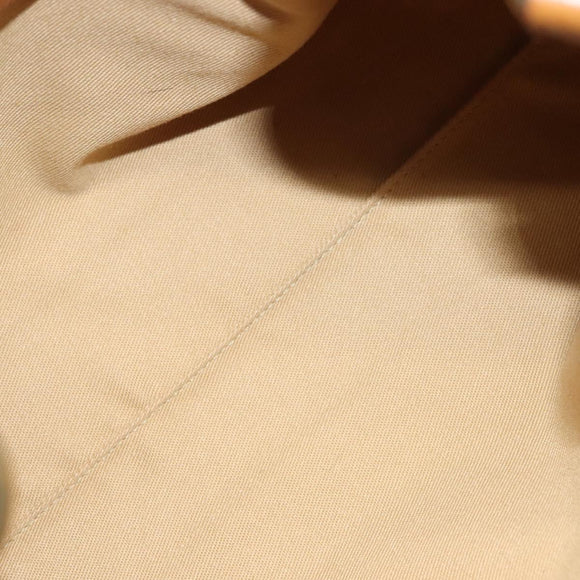 Salvatore Ferragamo Gancini Shoulder Bag Leather Brown Gold Auth BA4764