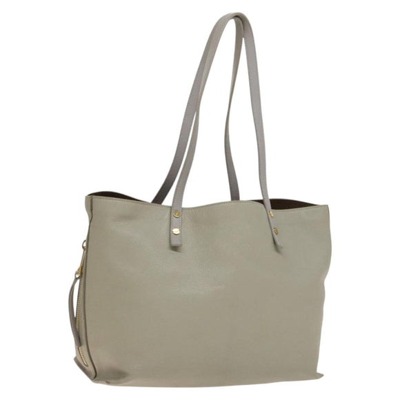 Chloe Dylan Tote Bag Leather Gold Auth BA4765