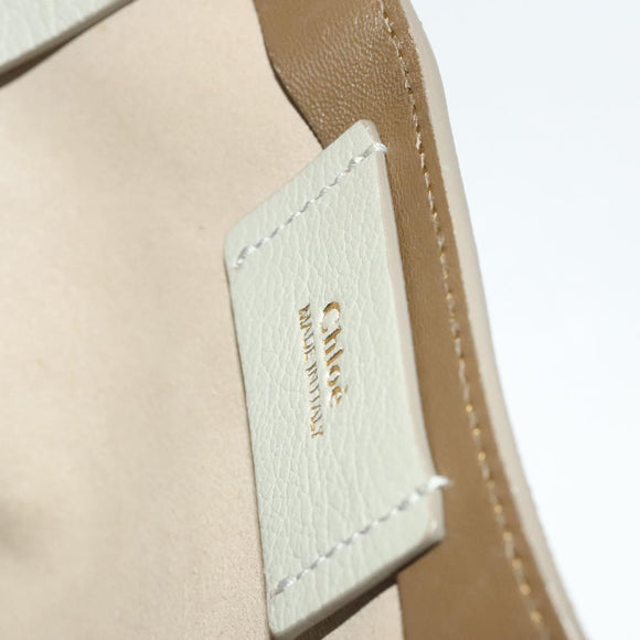 Chloe Dylan Tote Bag Leather Gold Auth BA4765