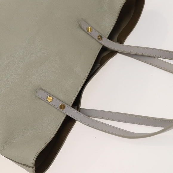 Chloe Dylan Tote Bag Leather Gold Auth BA4765