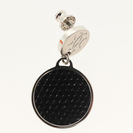 HERMES Pierce Metal Silver Black Auth BA4766 - 0