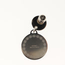 HERMES Pierce Metal Silver Black Auth BA4766-3