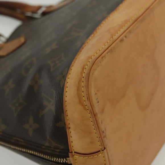 LOUIS VUITTON Monogram Alma Hand Bag M51130 LV Auth BA4767