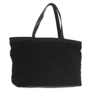 CHANEL Matelasse COCO Mark Tote Bag pile Black Silver CC Auth BA4775-1