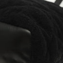 CHANEL Matelasse COCO Mark Tote Bag pile Black Silver CC Auth BA4775-13