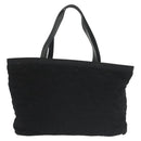 CHANEL Matelasse COCO Mark Tote Bag pile Black Silver CC Auth BA4775-3