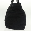 CHANEL Matelasse COCO Mark Tote Bag pile Black Silver CC Auth BA4775-5