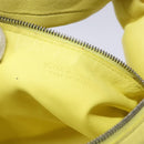 BOTTEGA VENETA Hand Bag Leather Yellow Auth BA4777-17