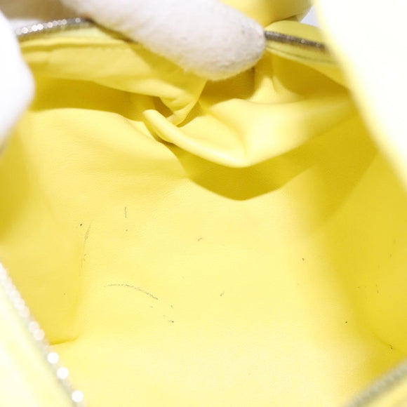 BOTTEGA VENETA Hand Bag Leather Yellow Auth BA4777