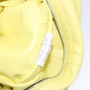 BOTTEGA VENETA Hand Bag Leather Yellow Auth BA4777-12