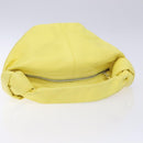 BOTTEGA VENETA Hand Bag Leather Yellow Auth BA4777-7