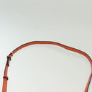 LOEWE Barcelona Shoulder Bag Leather Orange Auth BA4778-15